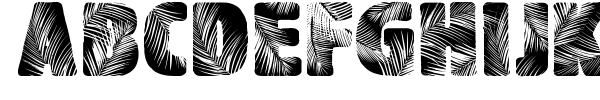 Palm Beach font preview